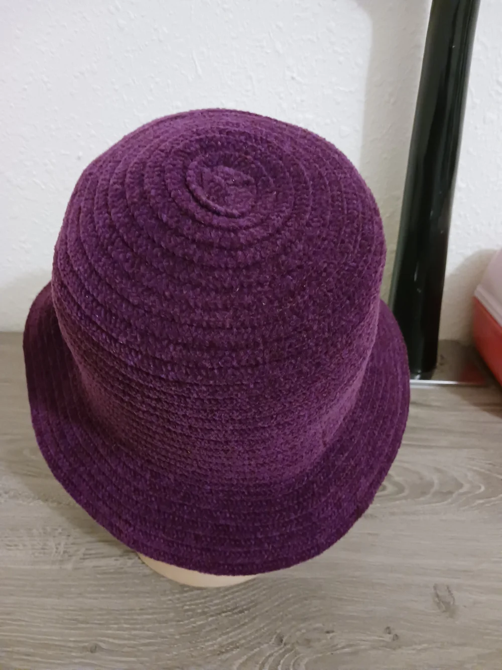 Plum Wide-Brim Women's Bucket Classic  Hat OSFM